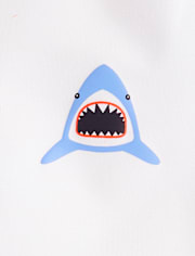 Boys Shark Rashguard Swimsuit