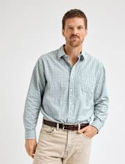 Mens Dad And Me Gingham Poplin Button Up Shirt