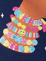 Girls Friendship Bracelets Snug Fit Cotton Pajamas