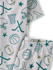 Boys Sports Snug Fit Cotton Pajamas