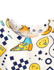 Pyjama en coton ajusté pour garçon gamer