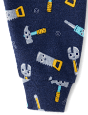 Baby And Toddler Boys Daddy's Little Helper Snug Fit Cotton Pajamas Pack 2-Pack