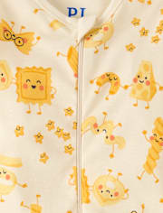 Baby And Toddler Pasta Snug Fit Cotton Footed One Piece Pajamas