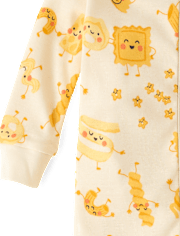 Baby And Toddler Pasta Snug Fit Cotton Footed One Piece Pajamas