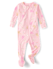 Pyjama une pièce assorti pour bébés et petites filles, motif Pâques - Ultra doux