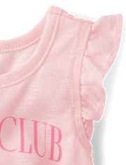 Baby And Toddler Girls Teddy Bear Bow Pajamas