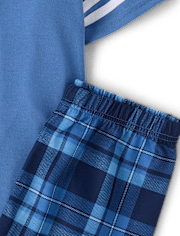 Boys Plaid Pajamas
