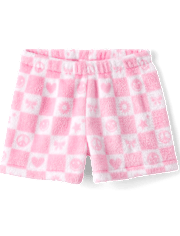 Girls Icon Pajama Shorts - Cozy Fleece