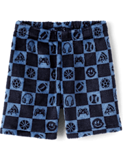 Boys Icon Pajama Shorts - Cozy Fleece