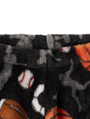 Boys Sports Pajama Shorts - Cozy Fleece