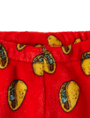Boys Taco Pajama Shorts - Cozy Fleece
