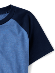 Boys Colorblock Henley Pajama Top