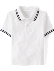 Baby And Toddler Boys Tipping Soft Pique Polo