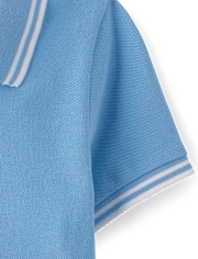 Baby And Toddler Boys Tipping Soft Pique Polo