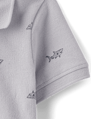 Baby And Toddler Boys Print Polo