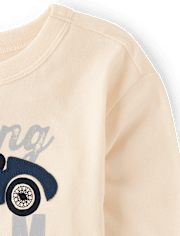Baby And Toddler Boys Embroidered Vehicle Top