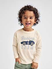 Baby And Toddler Boys Embroidered Vehicle Top