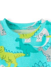Baby And Toddler Boys Dino Snug Fit Cotton Pajamas