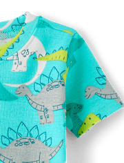 Baby And Toddler Boys Dino Snug Fit Cotton Pajamas