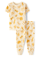 Baby And Toddler Pasta Friends Snug Fit Cotton Pajamas