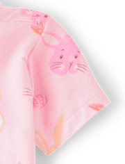 Pyjamas de Pâques assortis pour bébés et petites filles - Ultra doux