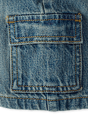 Baby And Toddler Boys Pull On Cargo Jean Shorts