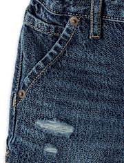 Baby And Toddler Boys Ripped Baggy Utility Jorts