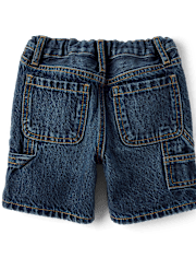 Baby And Toddler Boys Ripped Baggy Utility Jorts