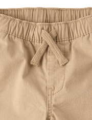 Baby And Toddler Boys Stretch Straight Pull On Chino Pants