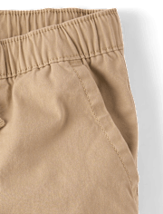 Baby And Toddler Boys Stretch Straight Pull On Chino Pants