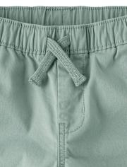 Baby And Toddler Boys Stretch Straight Pull On Chino Pants