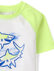 Maillot de bain anti-UV imprimé pour bébés et petits garçons