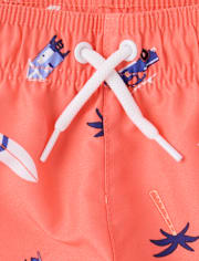 Baby And Toddler Boys Print Rashguard Swimsuit