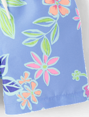 Baby And Toddler Boys Tropical Swim Trunks