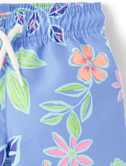 Baby And Toddler Boys Tropical Swim Trunks