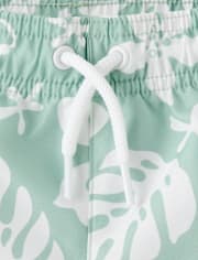 Baby And Toddler Boys Tropical Swim Trunks