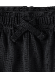 Baby And Toddler Boys Quick Dry Striped Mesh Lined Active Shorts