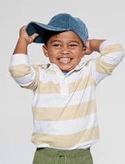 Baby And Toddler Striped Rugby Polo