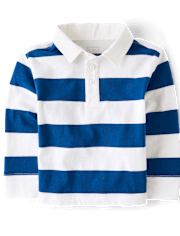Baby And Toddler Striped Rugby Polo