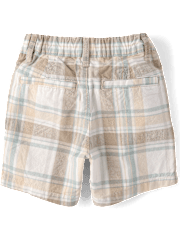 Baby And Toddler Boys Plaid Chino Shorts