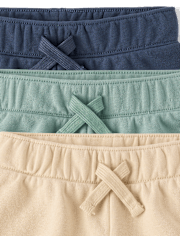 Baby And Toddler Boys French Terry Active Shorts 3-Pack