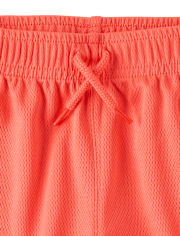 Short de sport en maille à séchage rapide avec bandes latérales pour bébés et petits garçons