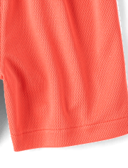 Short de sport en maille à séchage rapide avec bandes latérales pour bébés et petits garçons
