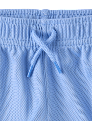 Short de sport en maille à séchage rapide avec bandes latérales pour bébés et petits garçons