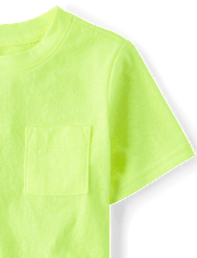 Baby And Toddler Marled Pocket Tee