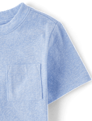 Baby And Toddler Marled Pocket Tee