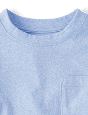 Baby And Toddler Marled Pocket Tee