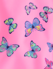 Baby And Toddler Girls Butterfly Flutter One Piece Swimsuit