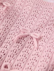 Toddler Girls Bow Sweater