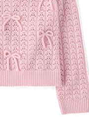 Toddler Girls Bow Sweater